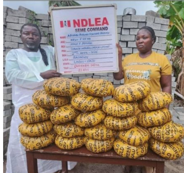 NDLEA arrests Celestial Shepherd, wife