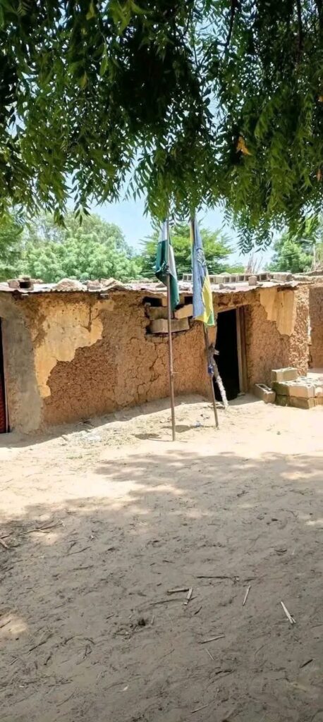 Nigerians reacts as picture of mud hut used as Police outpost surfaces online