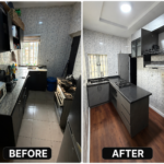 Nigerians react as man reveals spending N1 million on small Kitchen renovation