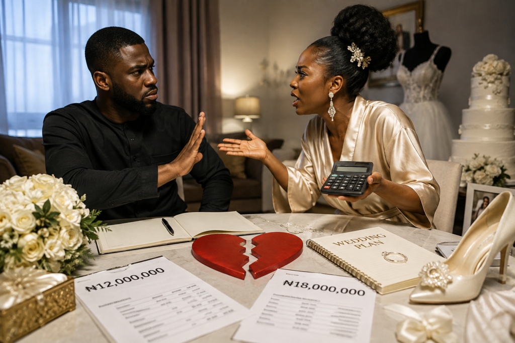 Wedding Cancelled After Bride Pushes ₦12m Budget to ₦18m