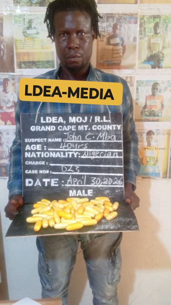 Nigerian Man Jailed 24 Years in Liberia After Excreting 66 Tubes of Cocaine